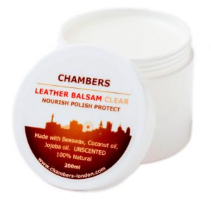 Aniline leather conditioner from Chambers & Co