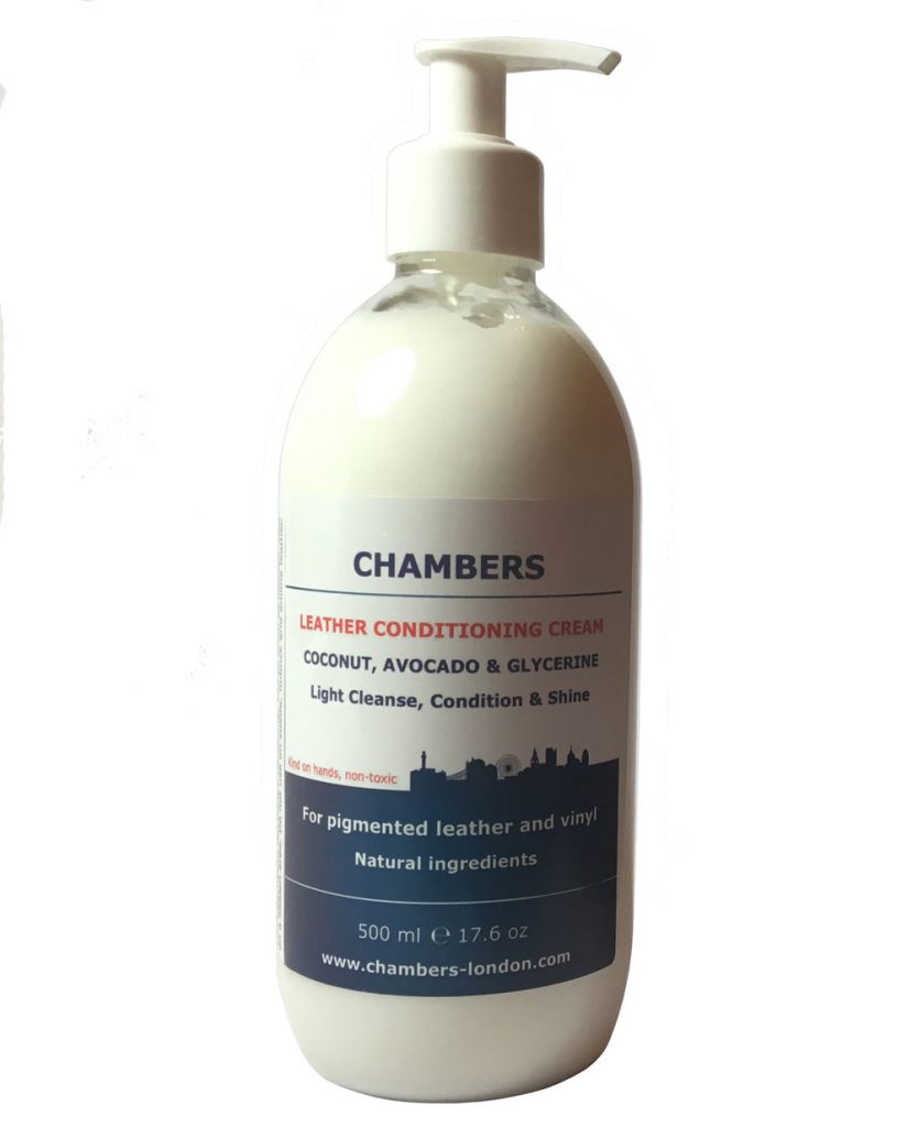 Chambers 2 in 1 Cleanser and Conditioner for Pigmented leather and